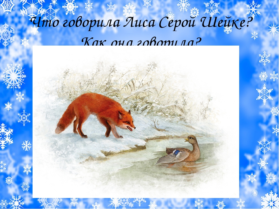 можно серая шейка и лиса картинки общем, вырученные